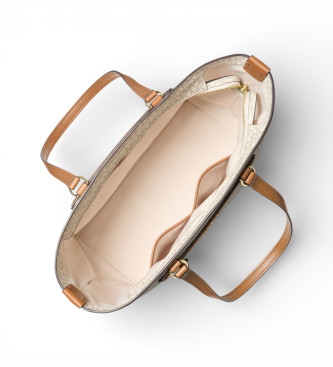 Michael Kors Borsa tote beige media Jet Set Travel