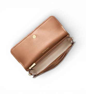 Michael Kors Kleine Jet Set Umh�ngetasche mit beigem Logo