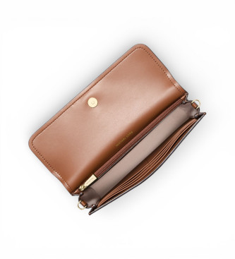 Michael Kors Jet Set kleine Umh�ngetasche mit braunem Logo