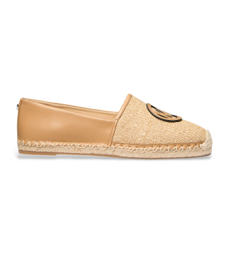 Michael Kors Kenzie espadrilles of various materials beige