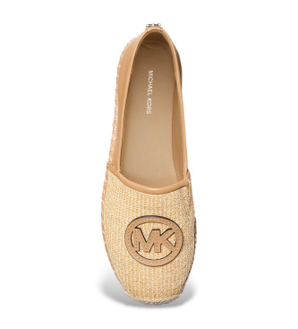 Michael Kors Kenzie espadrilles of various materials beige