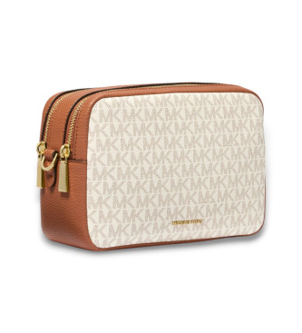 Michael Kors Bandolera Bryant mediana con Logo beige