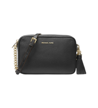 Michael Kors Ginny Leder Umhngetasche schwarz  