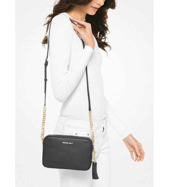 Michael Kors Ginny leather shoulder bag black  