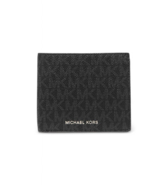 Michael Kors Fine Greyson Denarnica z logotipom črna