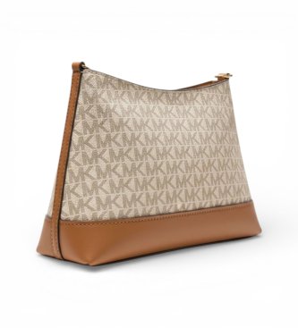Michael Kors Bolsa de ombro Vanilla, castanha
