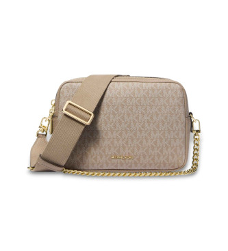 Michael Kors Bryant Trykt beige taske