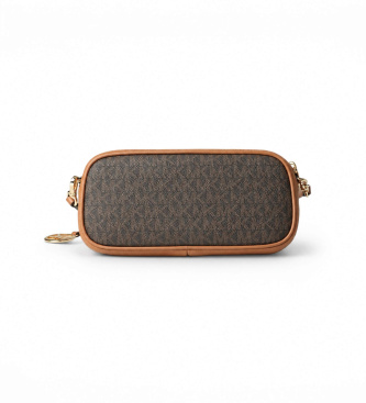 Michael Kors Lille brun konvertibel crossbody-taske