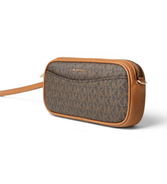 Michael Kors Lille brun konvertibel crossbody-taske