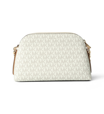 Michael Kors Freddie small beige chain crossbody bag