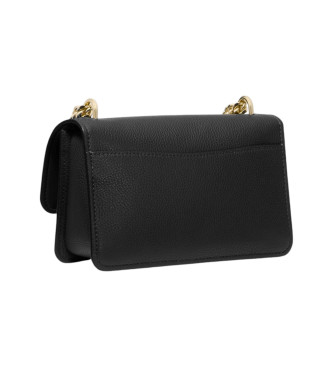 Michael Kors Logo leather shoulder bag black