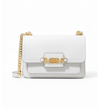 Michael Kors Heather velika bela usnjena torba za na ramo