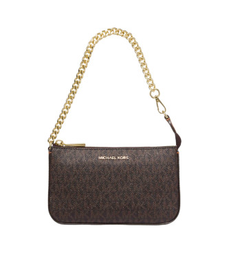 Michael Kors Saco de ombro Jet Set castanho