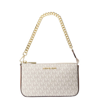 Michael Kors Jet Set beige schoudertas 