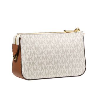 Michael Kors Jet Set beige axelremsvska 