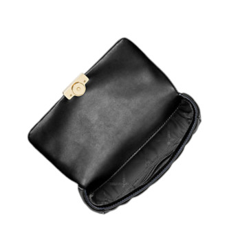 Michael Kors Petit sac  bandoulire en cuir matelass Tribeca en cuir noir