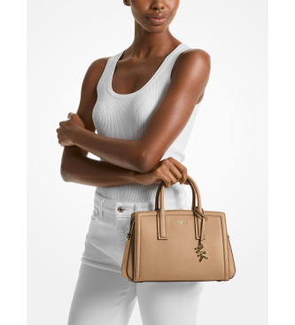 Michael Kors Laila lille brun hndtaske