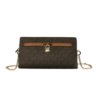 Michael Kors Rjava torba z monogramom