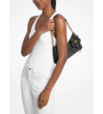Michael Kors Bolsa Pochette Nolita média de nylon com corrente preto