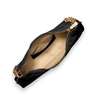 Michael Kors Bolsa Pochette Nolita média de nylon com corrente preto