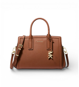 Michael Kors Laila kleine bruine satcheltas