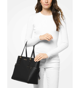 Michael Kors Czarna skórzana torba typu shopper