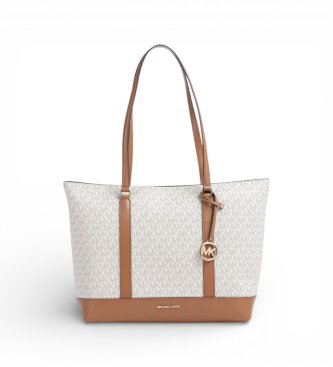 Michael Kors Saco de compras com monograma Vanilla