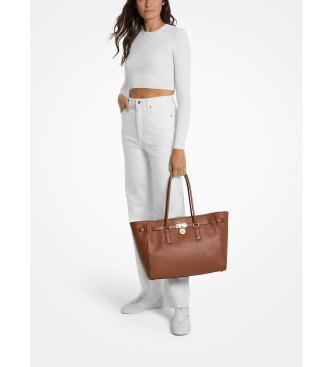 Michael Kors Hamilton Moderne large brown tote bag