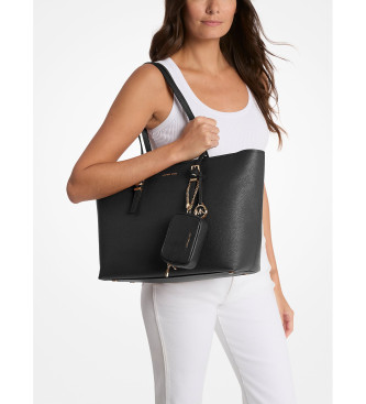 Michael Kors Saco grande em pele granulada Quinn preto