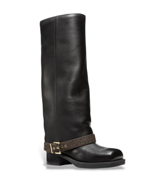 Michael Kors Brown Colby Leather Boots