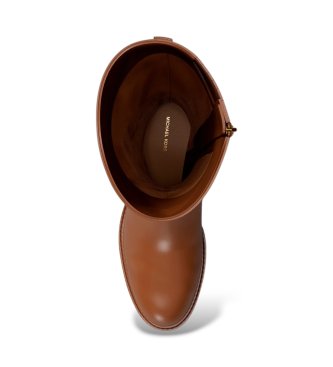 Michael Kors Stivali in pelle Kimmee Flat marroni