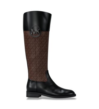 Michael Kors Stivali in pelle Kimmee Flat neri