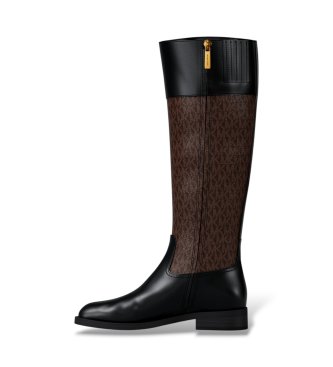 Michael Kors Stivali in pelle Kimmee Flat neri