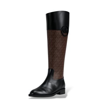Michael Kors Stivali in pelle Kimmee Flat neri