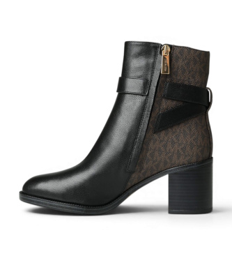 Michael Kors Botines de Piel con tacón Rachel negro