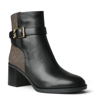 Michael Kors Botines de Piel con tacón Rachel negro