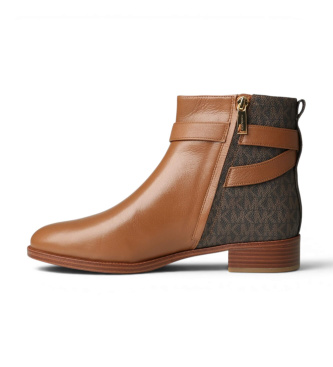 Michael Kors Bottines en Cuir Rachel marron
