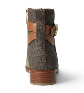 Michael Kors Bottines en Cuir Rachel marron