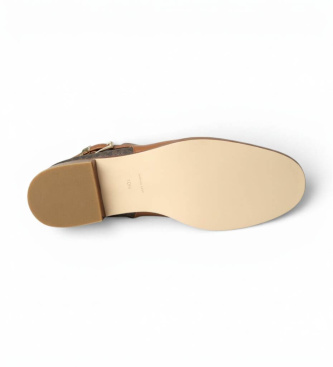 Michael Kors Bottines en Cuir Rachel marron