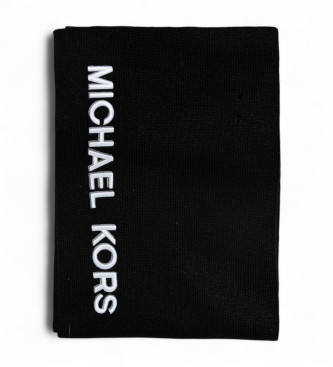 Michael Kors Black logo scarf