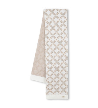 Michael Kors Echarpe Marque blanc cass