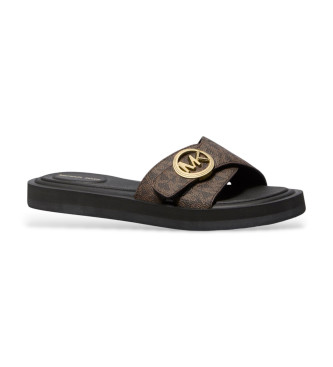 Michael Kors Flipflop med svart logotyp