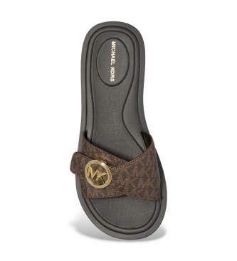 Michael Kors Flipflop med svart logotyp