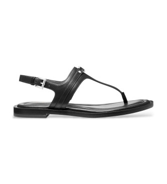 Michael Kors Leather Sandals Mandy black