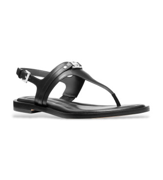 Michael Kors Leather Sandals Mandy black