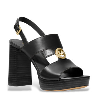 Michael Kors Eric Leather Sandals black