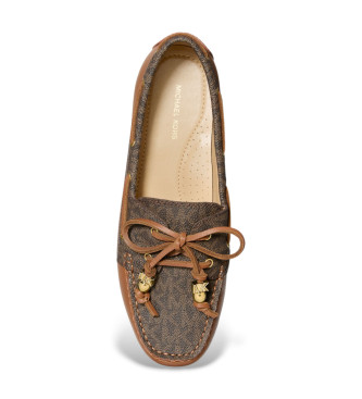 Michael Kors Mocassini Fallon in pelle marrone