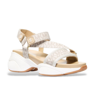 Michael Kors Sandali alti in pelle beige