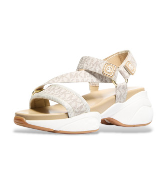 Michael Kors Sandali alti in pelle beige