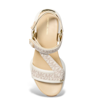 Michael Kors Sandali alti in pelle beige